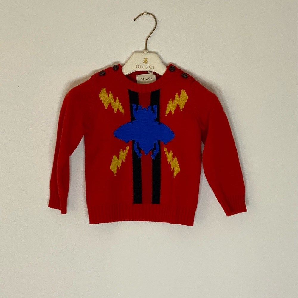 Gucci sweater Red with Blue bee